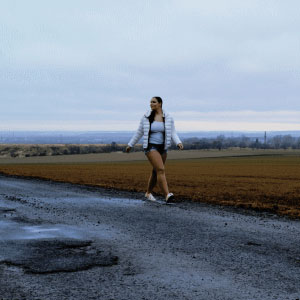 Sofia wandering to the woods