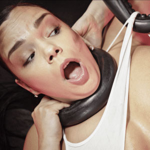 Tentacle tearing her tank top