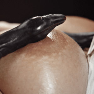 Tentacle enjoys big tit