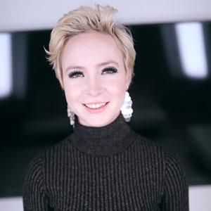 Talia Hanson smiling for the camera