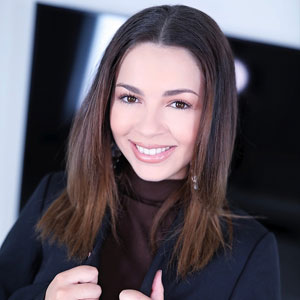 Bella smiling for the camera