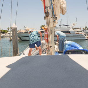 Captain Dick is ready to go