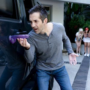 Owner finds dildo on his car