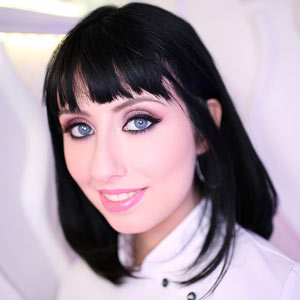 Mesmerizing blue eyes