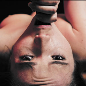 Blowing one big black tentacle