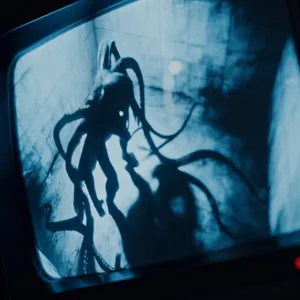 Tentacle monster on the CCTV