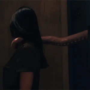 Grabbed by a huge tentacle