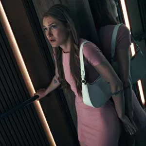 Tiffany Tatum in the elevator