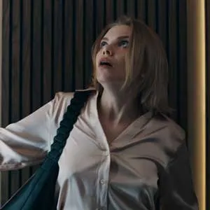 Ashby Winter in the elevator