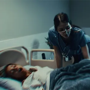 The good doctor Aria is checking on her state