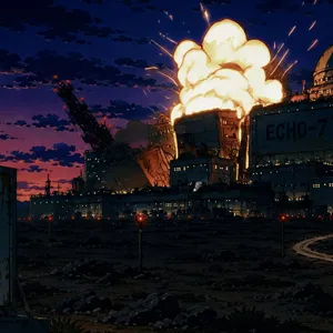 The reactor blows up