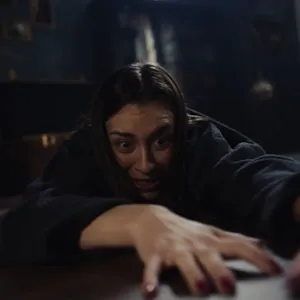 Grabbing Josephine by her legs