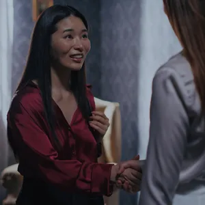 Rikako Katayama meets the assistant