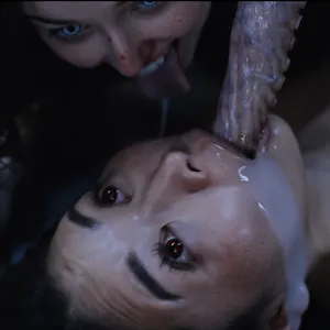 Gagging on tentacles