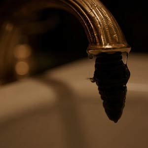 Alien parasite in the faucet