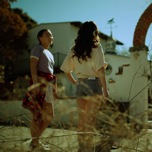 Kimmy Kim and Lulu Chu wandering in the park