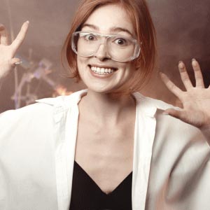 She finally did it in her Jiology Lab