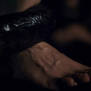 Tentacles grabbing Josephine Jackson's legs