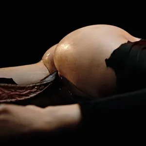 Sucking on a tentacle on the floor