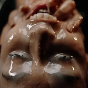 Kelly Collins enjoys Alien facial