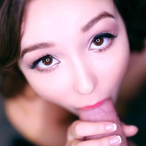 POV blowjob by Leana Lovings at Amateur Allure