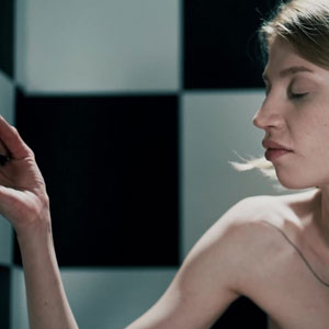 Molly Devon on the toilet