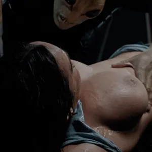 Rissa May's big tits are out