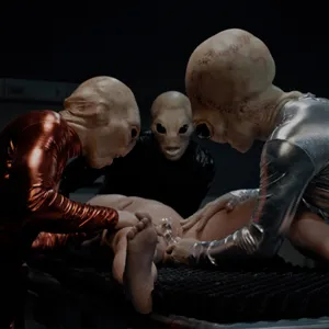 Aliens doing experiments