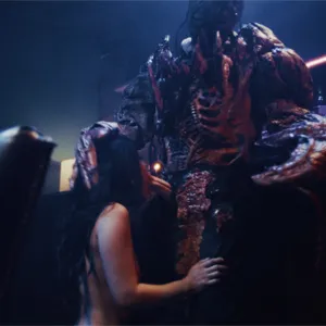 Gagging on that huge thing