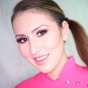 Beautiful brunette masseuse