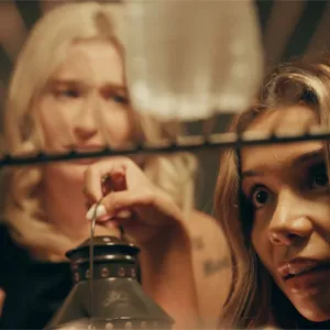 Ava Amira, Emma Rosie in the secret chamber