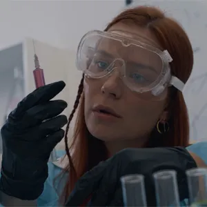 Clemence Audiard working on the cure