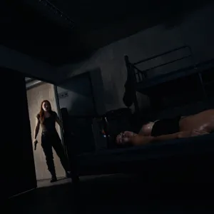 Clemence looks for Canela