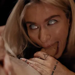 Emma Rosie milking Alex's huge dick