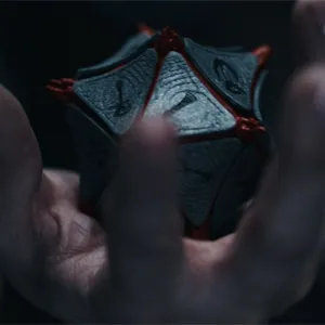 Magic item in the Warriors hand