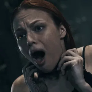 Sofia Rivers caught by a vine