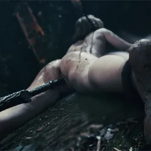 Fucking her in the woods