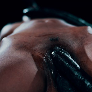 And fucking her juicy black pussy