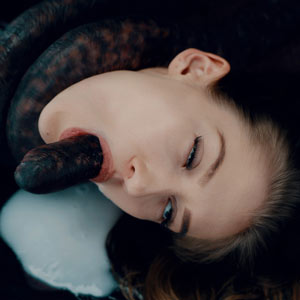 Cream coming out of her brain