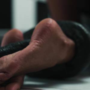 Tied down by tentacles