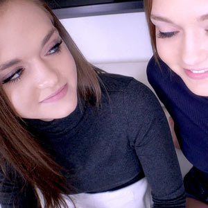 Brunette cuties want to have fun