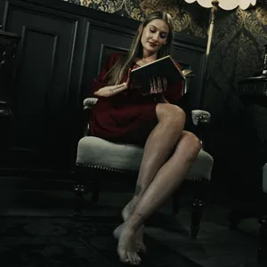 Tiffany Tatum is reading a book