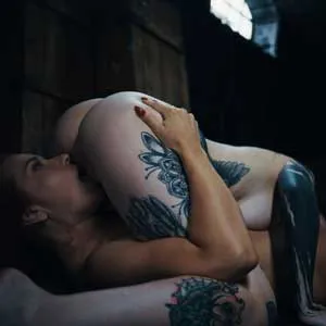 69 pussy eating in the wine cellar