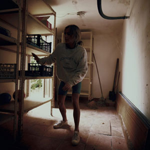 She is trying to hide